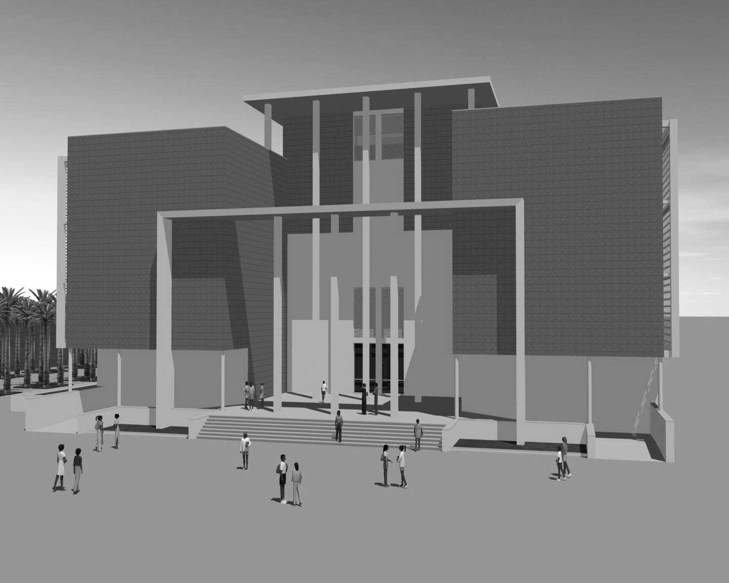 Universidade Católica de Angola: Pórtico de entrada